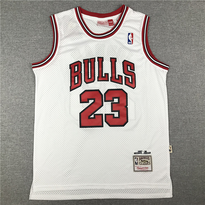 97-98 Bulls Retro Embroidery Jersey S-2XL