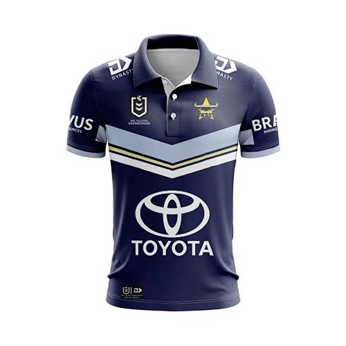 North Queensland Cowboys Polo Rugby Jersey S-5XL PoloS-5XL