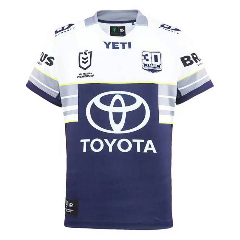 North Queensland Cowboys Away Rugby Jersey S-5XL S-5XL
