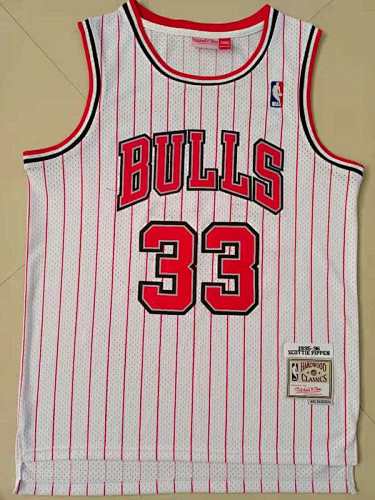 95-96 Bulls Retro Embroidery Jersey S-2XL