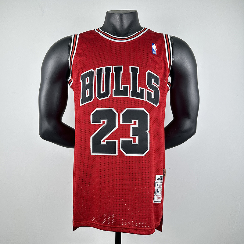 97-98 Bulls Retro Embroidery Jersey S-2XL