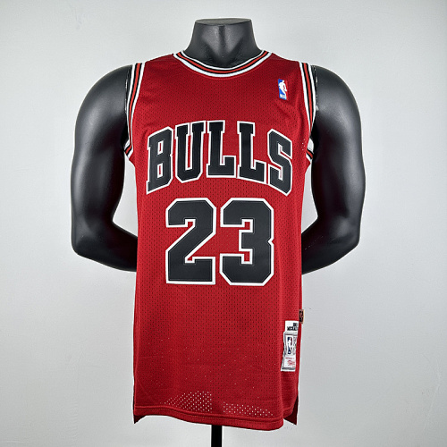 97-98 Bulls Retro Embroidery Jersey S-2XL