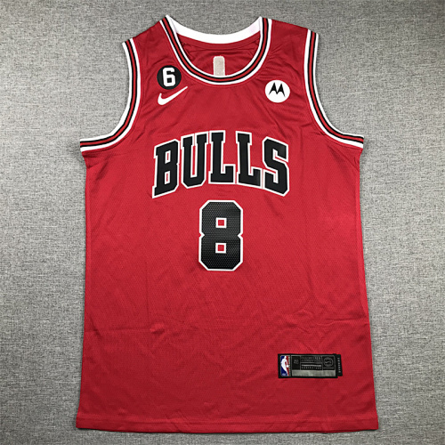 Bulls Embroidery Jersey S-2XL