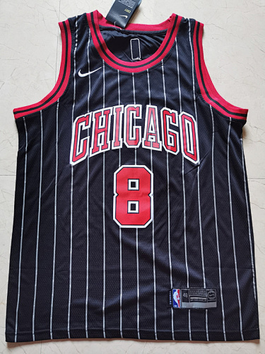 Bulls Embroidery Jersey S-2XL