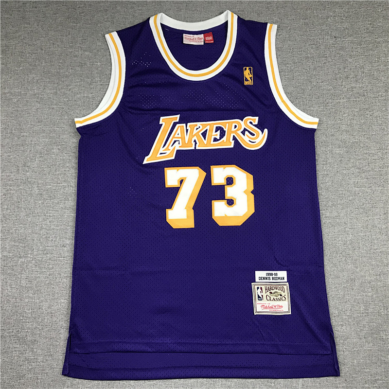 98-99 Lakers Retro Embroidery Jersey S-2XL