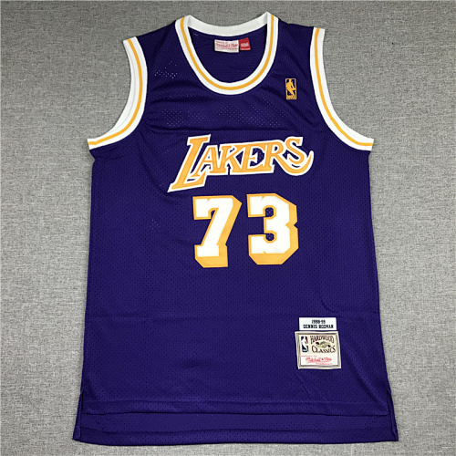 98-99 Lakers Retro Embroidery Jersey S-2XL