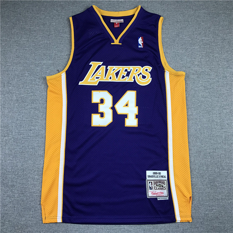 99-00 Lakers Retro Embroidery Jersey S-2XL