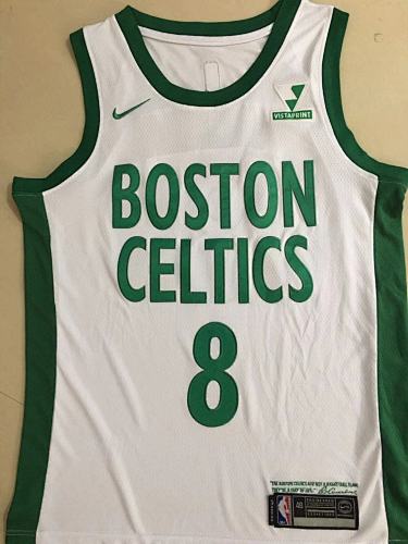 Celtics Retro Embroidery Jersey S-2XL