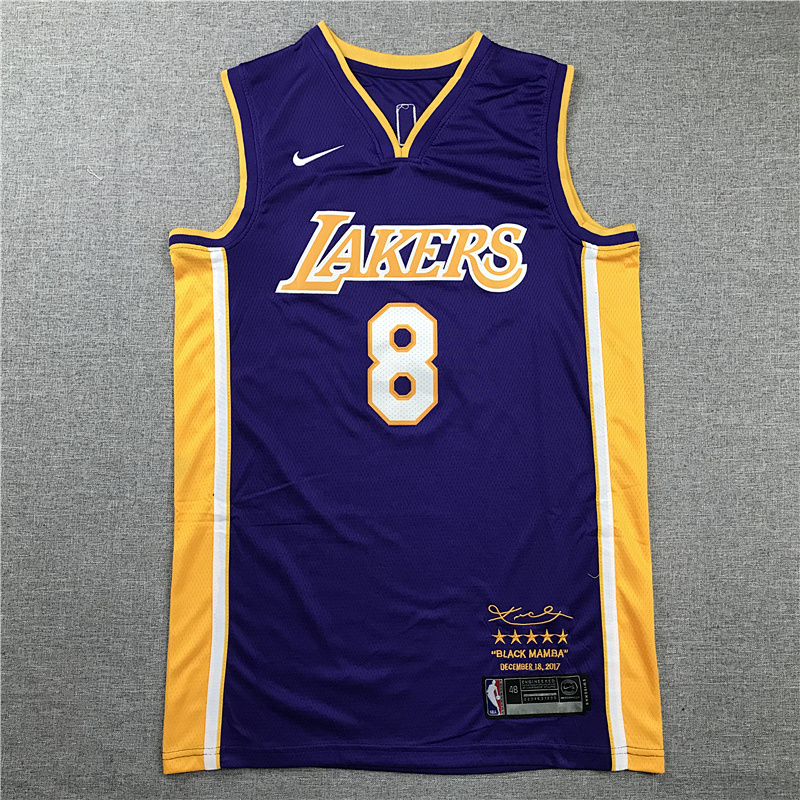 Lakers Embroidery Jersey S-2XL