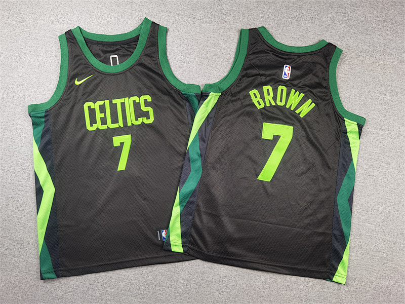 Celtics Kids City Edition Embroidery Jersey S-2XL