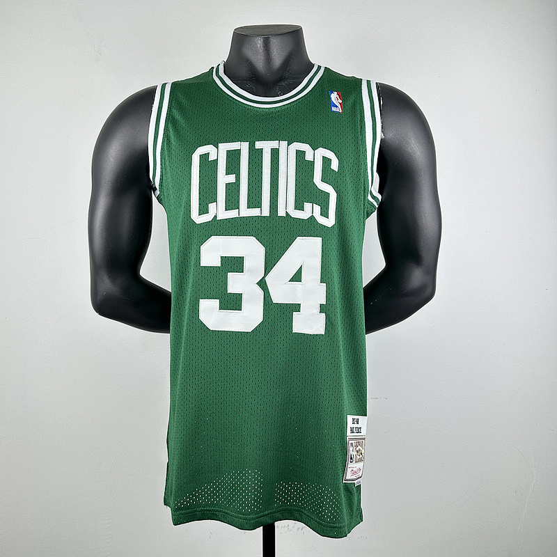 07-08 Celtics Retro Embroidery Jersey S-2XL