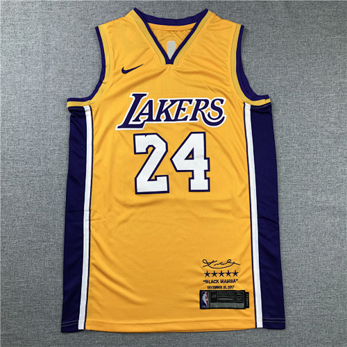 Lakers Embroidery Jersey S-2XL