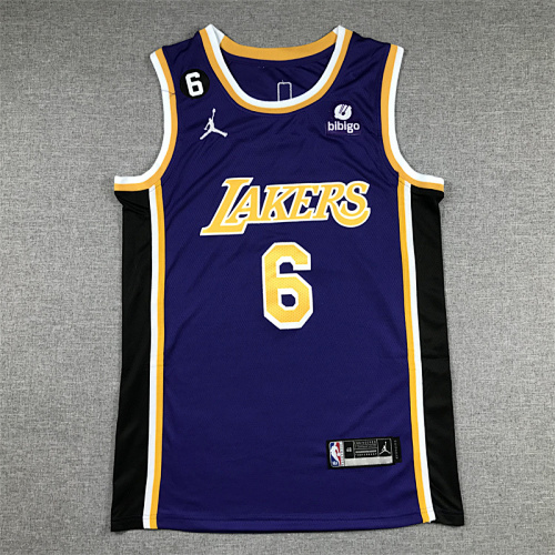 Lakers Embroidery Jersey S-2XL