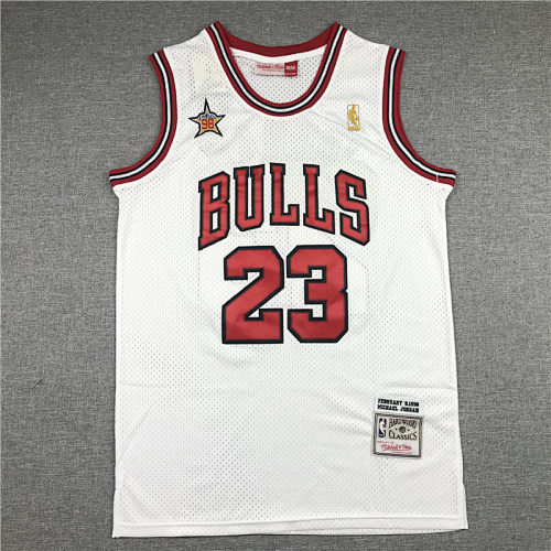Bulls Retro Embroidery Jersey S-2XL