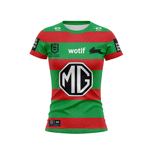 South Sydney Rabbitohs Women Home Rugby Jersey S-Xl