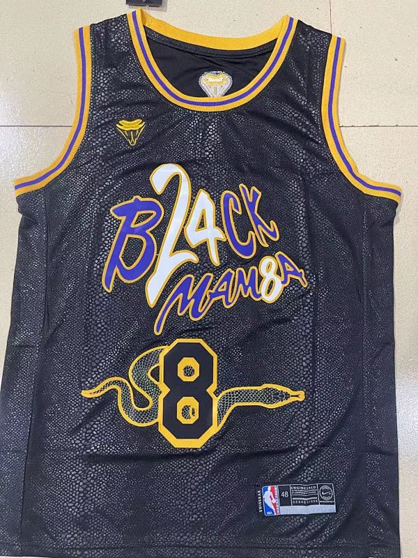 Lakers Embroidery Jersey S-2XL