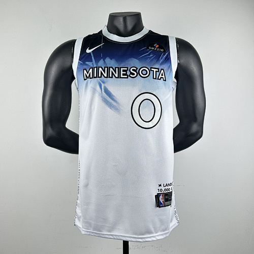 Timberwolves City Edition Embroidery Jersey S-2XL
