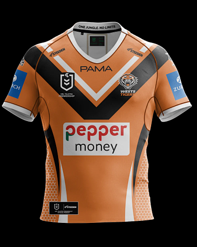 Wests Tigers Away Rugby Jersey S-5XL S-5XL