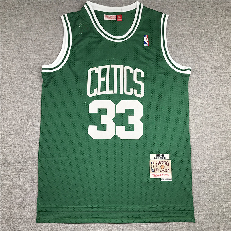 85-86 Celtics Retro Embroidery Jersey S-2XL
