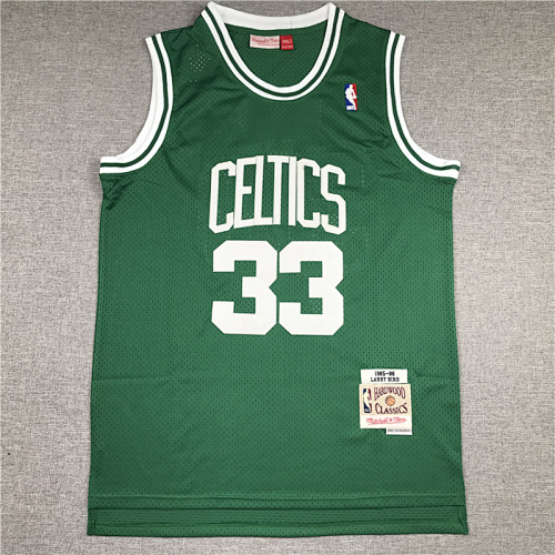 85-86 Celtics Retro Embroidery Jersey S-2XL