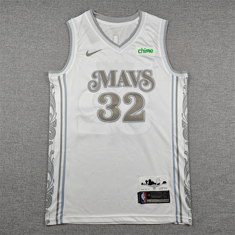 Dallas Mavericks City Edition Embroidery Jersey S-2XL