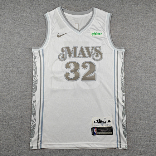 Dallas Mavericks City Edition Embroidery Jersey S-2XL