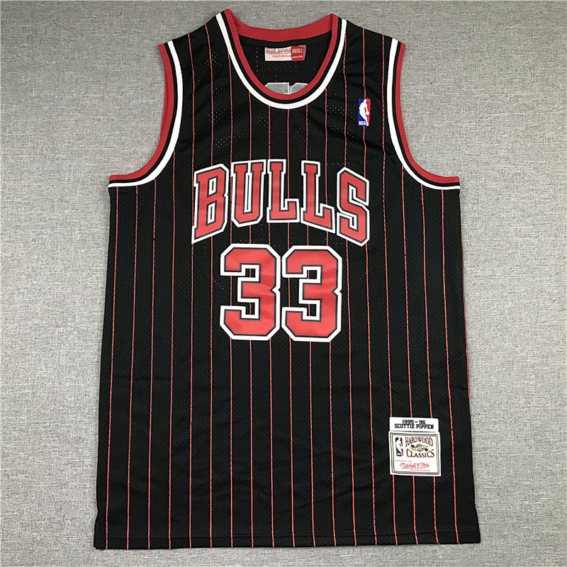 95-96 Bulls Retro Embroidery Jersey S-2XL