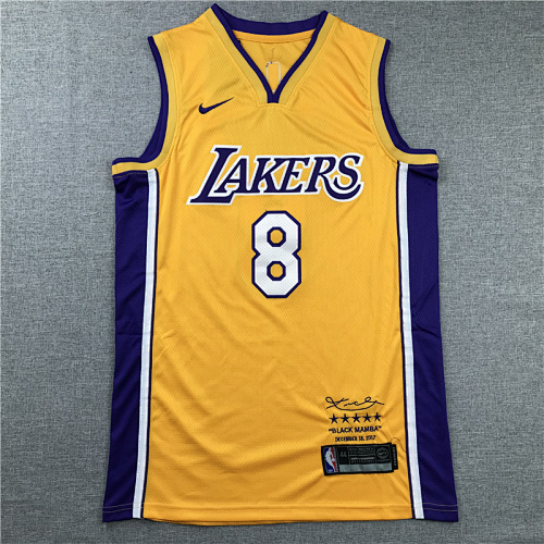Lakers Embroidery Jersey S-2XL