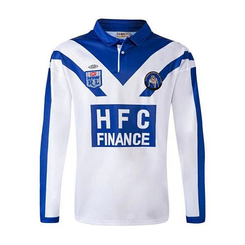 Canterbury-Bankstown Bulldogs Retro Long Sleeve Rugby Jersey S-5XL