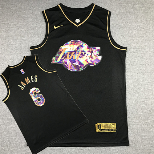 Lakers Embroidery Jersey S-2XL