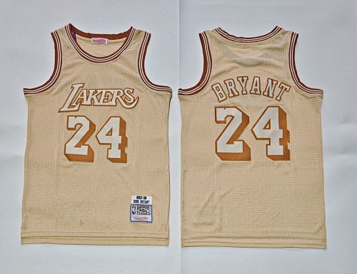 07-08 Lakers Retro Embroidery Jersey S-2XL