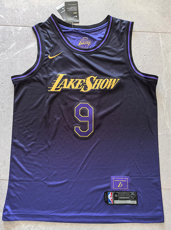 Lakers City Edition Embroidery Jersey S-2XL