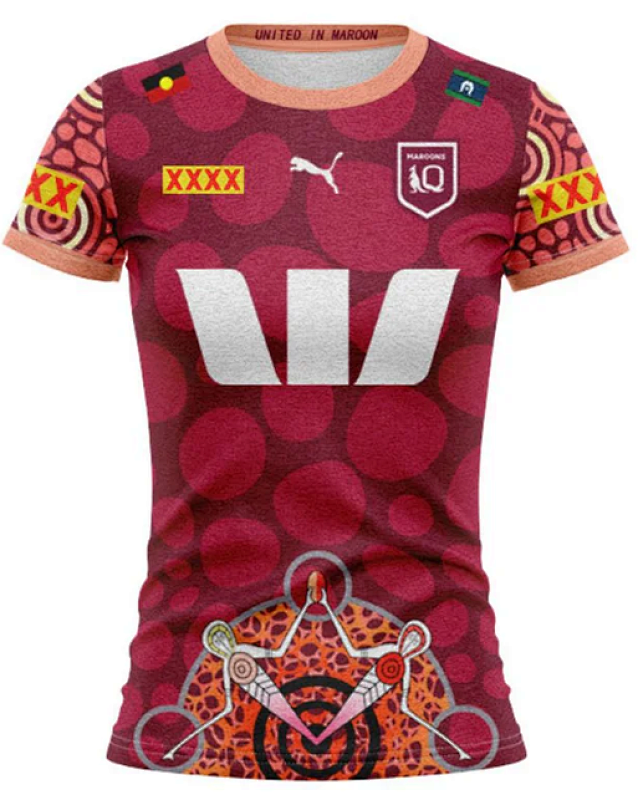 Qld Maroons Women Rugby Jerseys S-Xl S-Xl