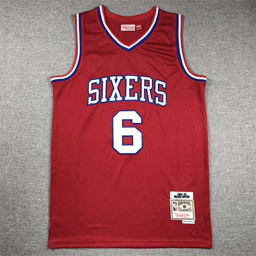 82-83 76ers Retro Embroidery Jersey S-2XL 76
