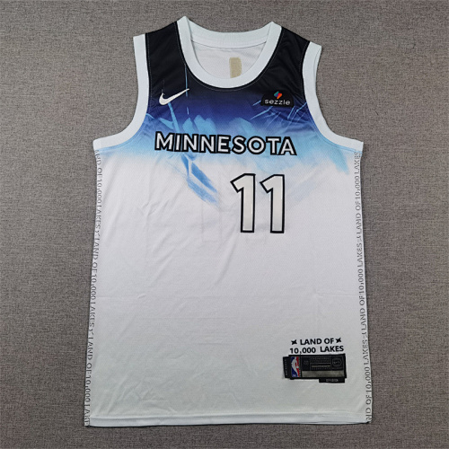 Timberwolves City Edition Embroidery Jersey S-2XL