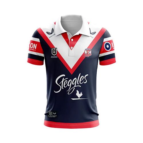 Sydney Roosters Polo Rugby Jersey S-5XL PoloS-5XL