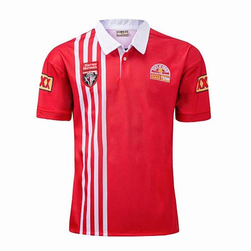 Qld Maroons Retro Rugby Jerseys S-3XL S-3XL