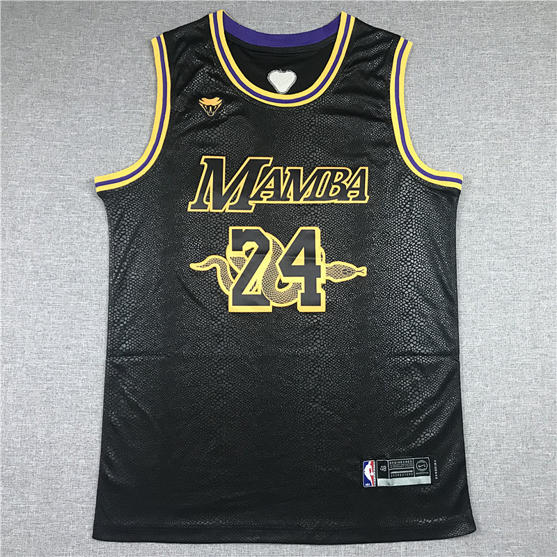 Lakers Embroidery Jersey S-2XL