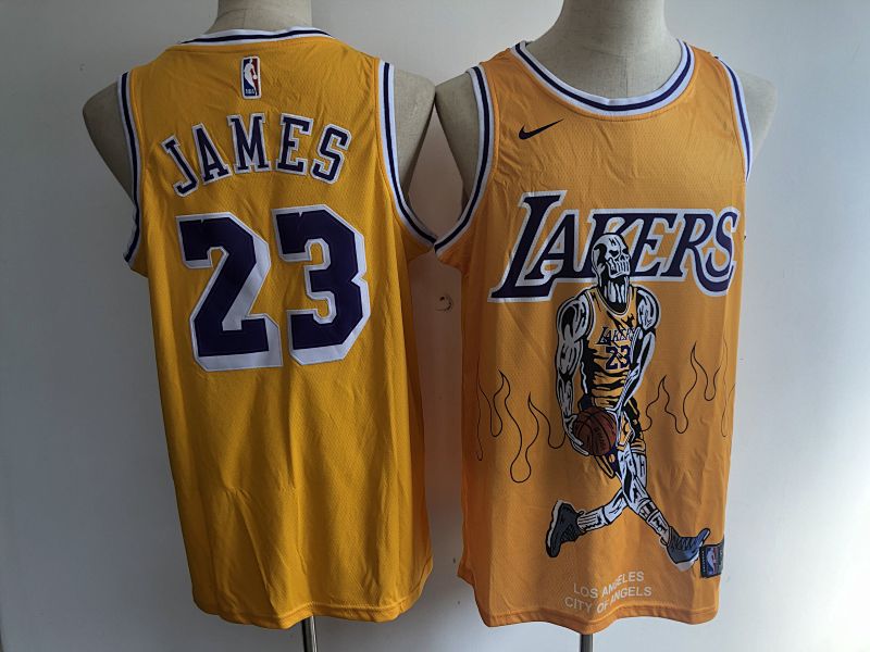 Lakers Embroidery Jersey S-2XL