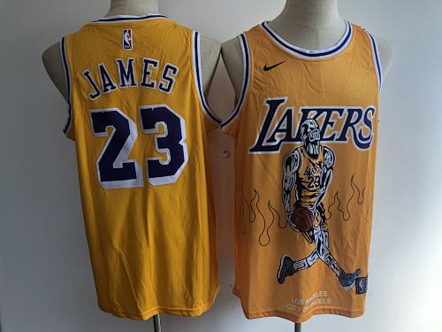 Lakers Embroidery Jersey S-2XL