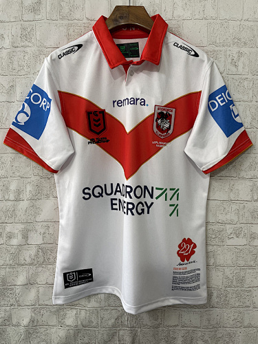 St. George Illawarra Dragons Polo Rugby Jersey S-5XL T S-5XL