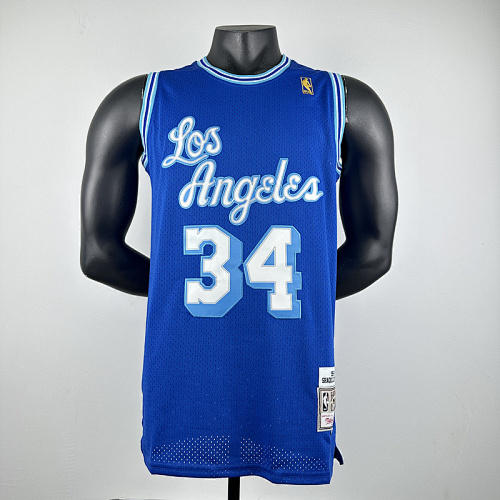 96-97 Lakers Retro Embroidery Jersey S-2XL