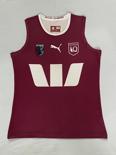 Qld Maroons Vest Rugby Jerseys S-3XL S-3XL