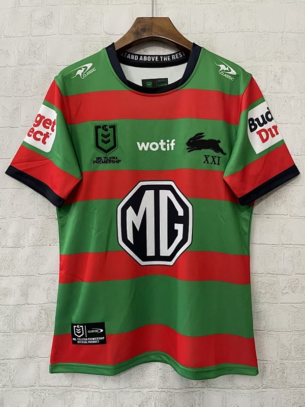 South Sydney Rabbitohs Home Rugby Jersey S-5XL S-5XL