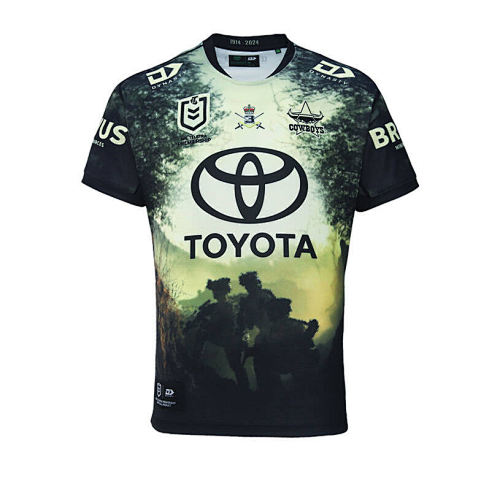 North Queensland Cowboys Anniversary Rugby Jersey S-5XL S-5XL