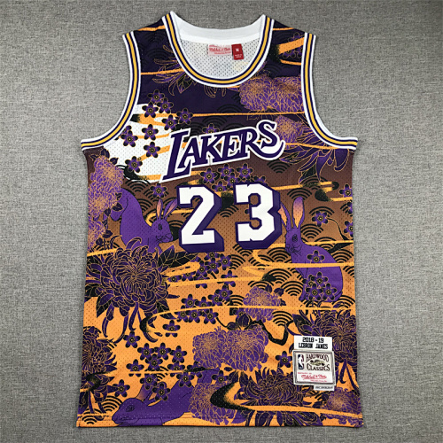 Lakers Embroidery Jersey S-2XL