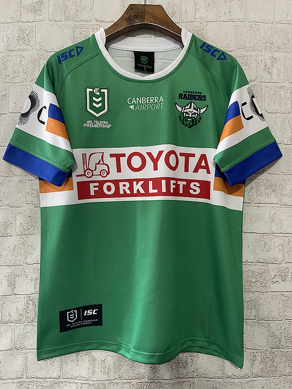Canberra Raiders Home Rugby Jerseys S-5XL S-5XL
