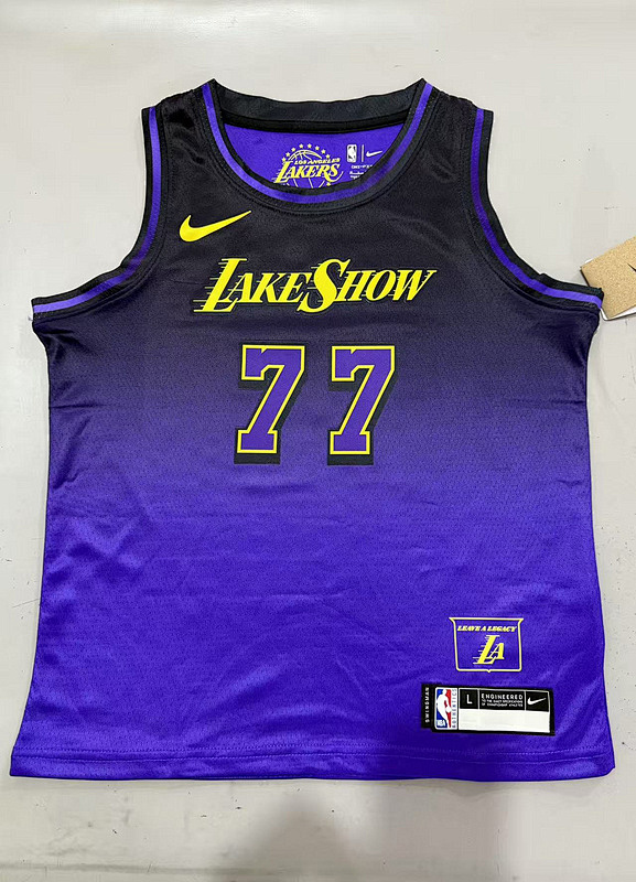 Lakers Kids City Edition Jersey S-2XL