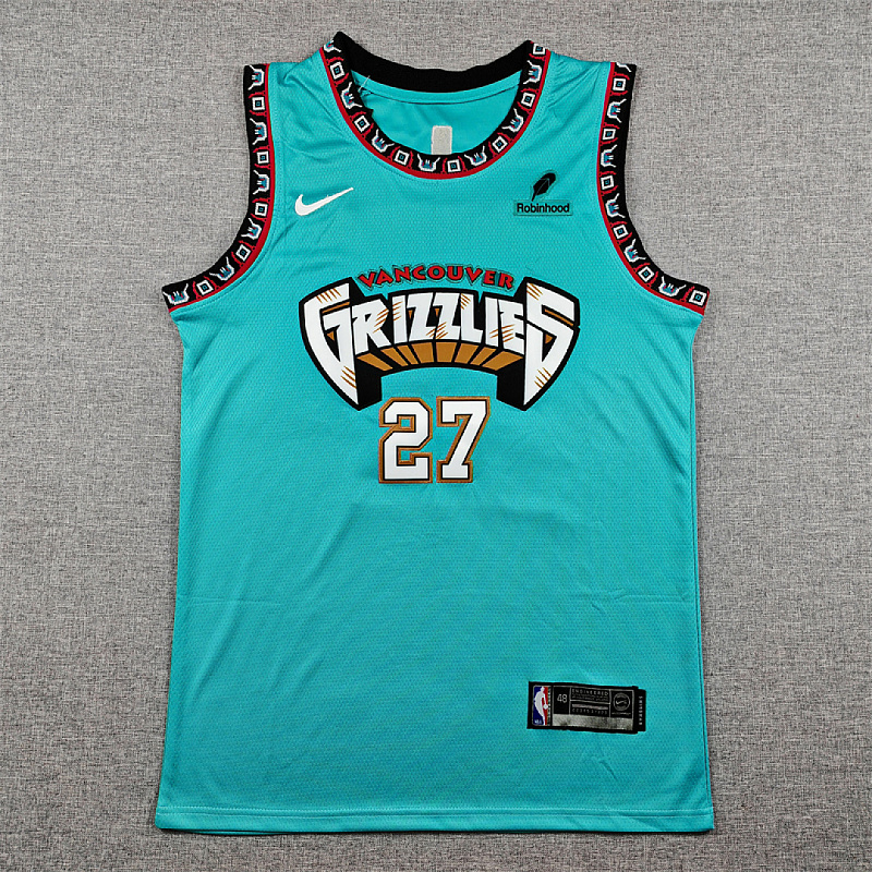 Grizzlies Embroidery Jersey S-2XL