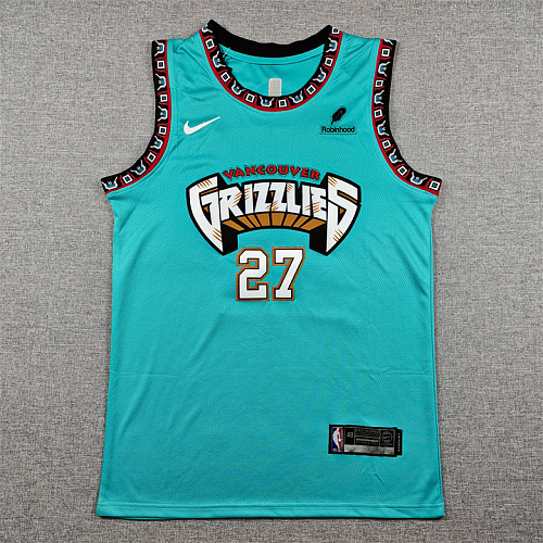 Grizzlies Embroidery Jersey S-2XL
